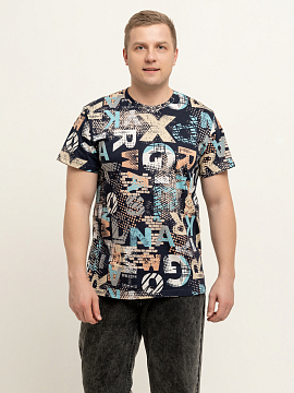 Футболка Мужская "Черновик" арт.мк2287ч